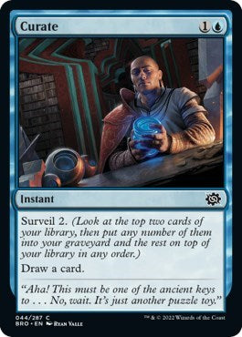 Curate (BRO) #44 Common The Brothers' War Magic: The Gathering: 2022