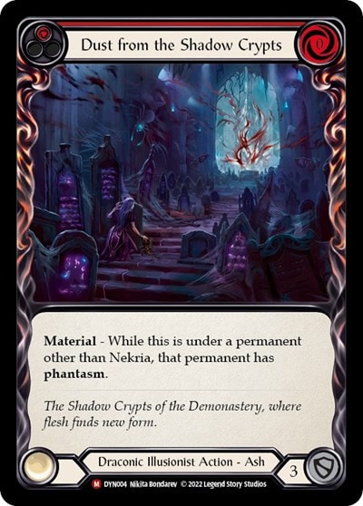 Dust from the Shadow Crypts (DYN) #DYN004 Majestic Dynasty Flesh and Blood TCG: 2022