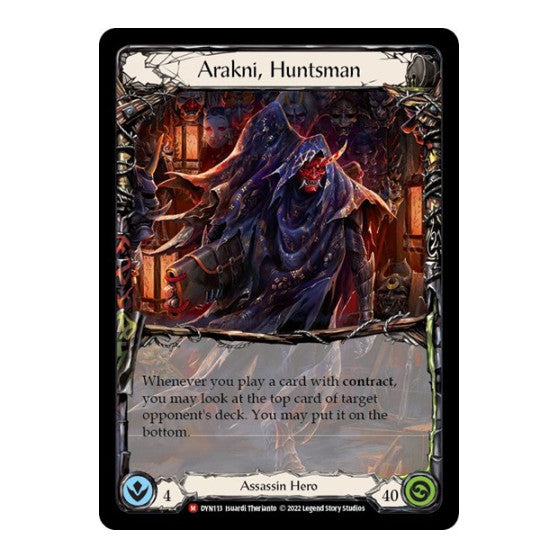 Arakni, Huntsman (DYN) #DYN113 Majestic (Lightly Played) Dynasty Flesh and Blood TCG: 2022