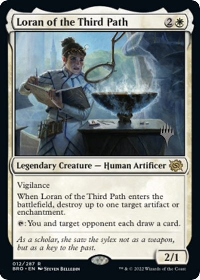 Loran of the Third Path (PPBRO) #12 Rare Promo Pack: The Brothers' War Magic: The Gathering: 2022
