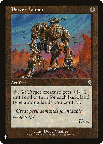 Power Armor (LIST) #INV-309 Uncommon (Lightly Played) The List Reprints Magic: 2026