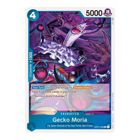 Gecko Moria (OP01) #OP01-068 Rare (Near Mint) Romance Dawn One Piece Card Game: 2022