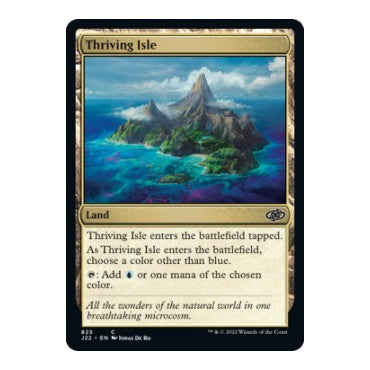 Thriving Isle (J22) #825 Common (Lightly Played) Jumpstart 2022 Magic: The Gathering: 2022