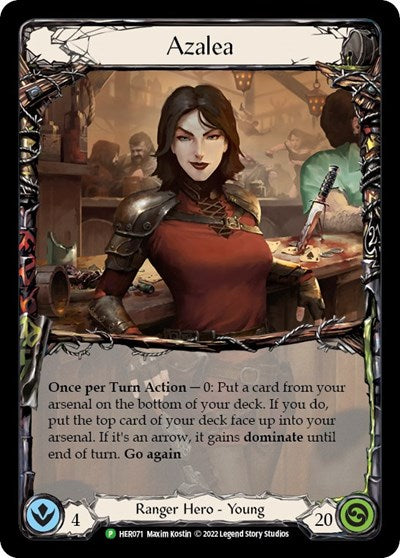 Azalea - HER071 (PR) #HER071 Promo (Cold Foil Near Mint) Flesh and Blood: Promo Cards Flesh and Blood TCG: 2019