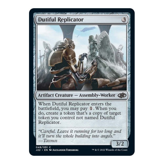 Dutiful Replicator (J22) #48 Common (Lightly Played) Jumpstart 2022 Magic: The Gathering: 2022