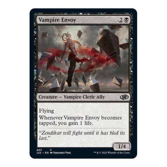 Vampire Envoy (J22) #483 Common (Lightly Played) Jumpstart 2022 Magic: The Gathering: 2022