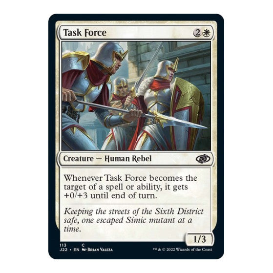 Task Force (J22) #113 Common (Lightly Played) Jumpstart 2022 Magic: The Gathering: 2022