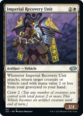 Imperial Recovery Unit (J22) #197 Uncommon (Lightly Played) Jumpstart 2022 Magic: The Gathering: 2022