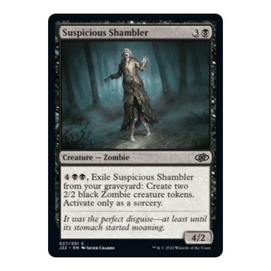 Suspicious Shambler (J22) #27 Common (Lightly Played) Jumpstart 2022 Magic: The Gathering: 2022