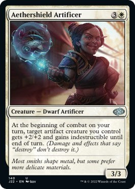 Aethershield Artificer (J22) #140 Uncommon (Lightly Played) Jumpstart 2022 Magic: The Gathering: 2022