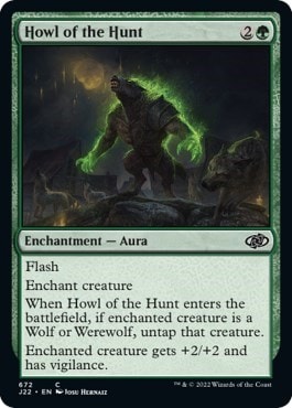 Howl of the Hunt (J22) #672 Common (Lightly Played) Jumpstart 2022 Magic: The Gathering: 2022