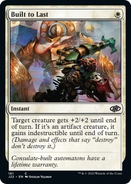 Built to Last (J22) #161 Common (Lightly Played) Jumpstart 2022 Magic: The Gathering: 2022
