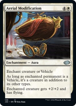 Aerial Modification (J22) #139 Uncommon (Lightly Played) Jumpstart 2022 Magic: The Gathering: 2022