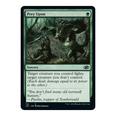 Prey Upon (J22) #710 Common (Lightly Played) Jumpstart 2022 Magic: The Gathering: 2022