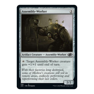 Assembly-Worker (J22) #755 Common (Lightly Played) Jumpstart 2022 Magic: The Gathering: 2022