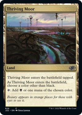 Thriving Moor (J22) #826 Common (Lightly Played) Jumpstart 2022 Magic: The Gathering: 2022