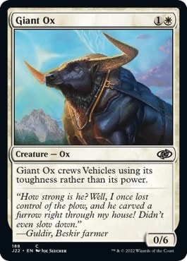 Giant Ox (J22) #188 Common (Lightly Played) Jumpstart 2022 Magic: The Gathering: 2022