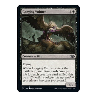 Gorging Vulture (J22) #420 Common (Lightly Played) Jumpstart 2022 Magic: The Gathering: 2022