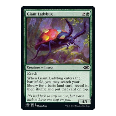 Giant Ladybug (J22) #39 Common (Lightly Played) Jumpstart 2022 Magic: The Gathering: 2022