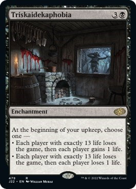 Triskaidekaphobia (J22) #479 Rare (Near Mint) Jumpstart 2022 Magic: The Gathering: 2022