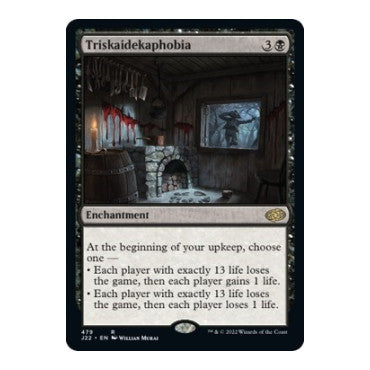Triskaidekaphobia (J22) #479 Rare (Near Mint) Jumpstart 2022 Magic: The Gathering: 2022