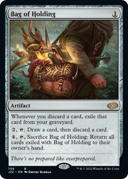 Bag of Holding (J22) #756 Rare (Near Mint) Jumpstart 2022 Magic: The Gathering: 2022