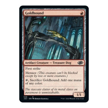 Goldhound (J22) #549 Common (Lightly Played) Jumpstart 2022 Magic: The Gathering: 2022