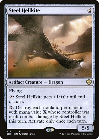 Steel Hellkite (SCD) #278 Rare (Near Mint) Starter Commander Decks Magic: The Gathering: 2022