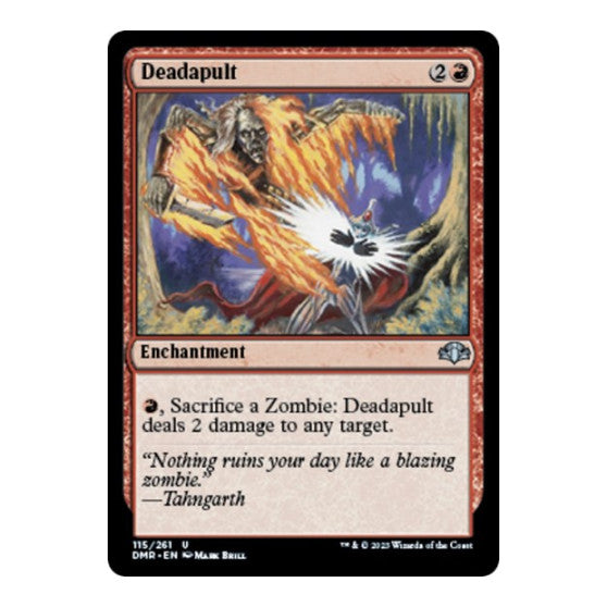 Deadapult (DMR) #115 Uncommon Dominaria Remastered Magic: The Gathering: 2023
