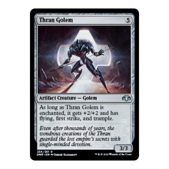 Thran Golem (DMR) #234 Uncommon (Lightly Played) Dominaria Remastered Magic: The Gathering: 2023