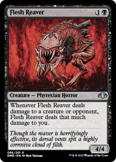 Flesh Reaver (DMR) #86 Uncommon (Lightly Played) Dominaria Remastered Magic: The Gathering: 2023