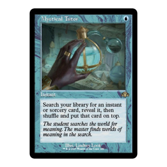 Mystical Tutor Retro Frame (DMR) #289 Rare (Near Mint) Dominaria Remastered Magic: The Gathering: 2023