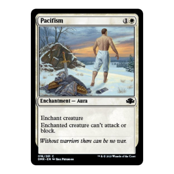 Pacifism (DMR) #19 Common Dominaria Remastered Magic: The Gathering: 2023