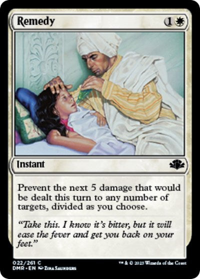 Remedy (DMR) #22 Common (Foil Lightly Played) Dominaria Remastered Magic: The Gathering: 2023