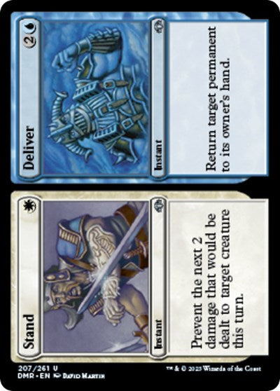 Stand Deliver (DMR) #207 Uncommon (Moderately Played) Dominaria Remastered Magic: The Gathering: 2023