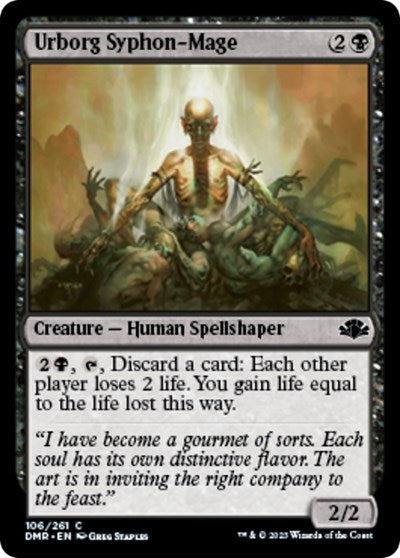 Urborg Syphon Mage (DMR) #106 Common (Lightly Played) Dominaria Remastered Magic: The Gathering: 2023