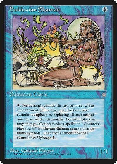 Balduvian Shaman (ICE) #59 Common Ice Age Magic: The Gathering: 1995