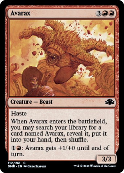 Avarax (DMR) #112 Common (Lightly Played) Dominaria Remastered Magic: The Gathering: 2023