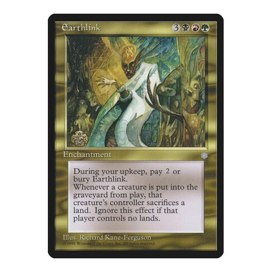 Earthlink (ICE) #285 Rare Ice Age Magic: The Gathering: 1995