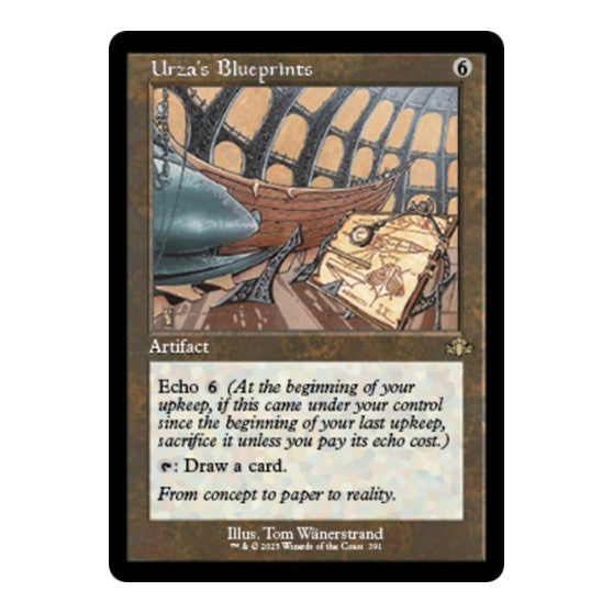 Urzas Blueprints Retro Frame (DMR) #391 Rare Dominaria Remastered Magic: The Gathering: 2023