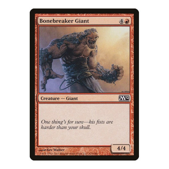 Bonebreaker Giant (M12) #123 Common (Lightly Played) Magic 2012 (M12) Magic: The Gathering: 2011