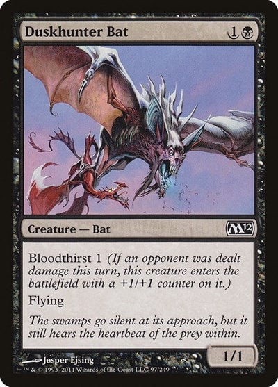 Duskhunter Bat (M12) #97 Common Magic 2012 (M12) Magic: The Gathering: 2011