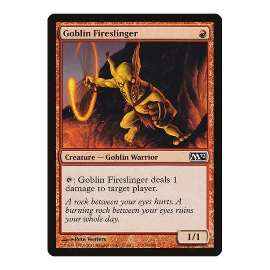 Goblin Fireslinger (M12) #139 Common Magic 2012 (M12) Magic: The Gathering: 2011