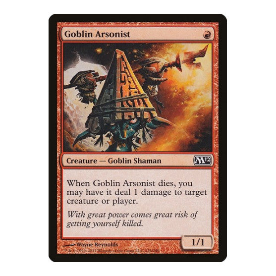 Goblin Arsonist (M12) #136 Common Magic 2012 (M12) Magic: The Gathering: 2011