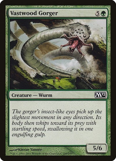 Vastwood Gorger (M12) #200 Common (Lightly Played) Magic 2012 (M12) Magic: The Gathering: 2011