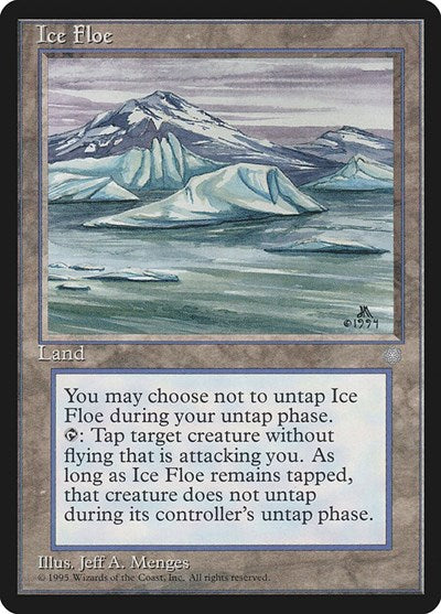 Ice Floe (ICE) #355 Uncommon Ice Age Magic: The Gathering: 1995