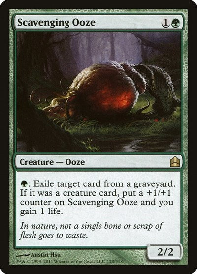 Scavenging Ooze (CMD) #170 Rare (Near Mint) Commander Magic: The Gathering: 2011