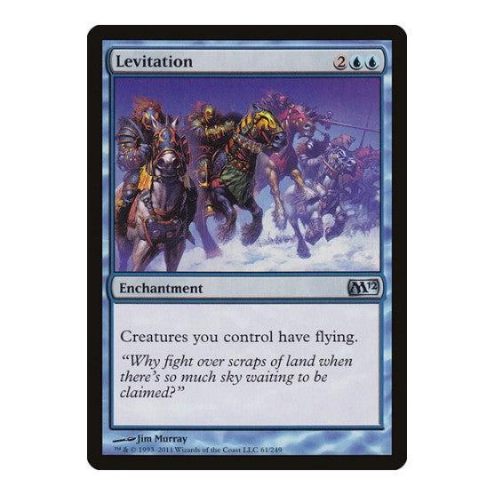 Levitation (M12) #61 Uncommon (Lightly Played) Magic 2012 (M12) Magic: The Gathering: 2011