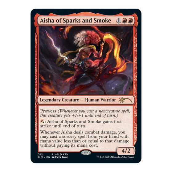 Aisha of Sparks and Smoke (SLX) #12 Rare (Near Mint) SLX Cards Magic: The Gathering: 2026