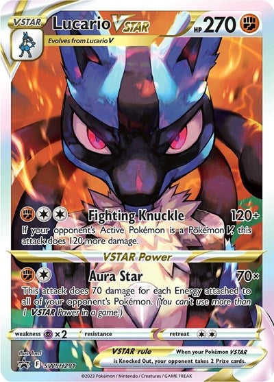 Lucario VSTAR - SWSH291 (SWSD) #SWSH291 Promo (Holofoil Near Mint) SWSH: Sword & Shield Promo Cards Pokemon: 2019